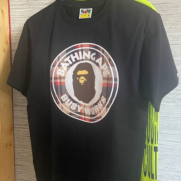 BAPE BUSY WORKS TEE - Picture 1 of 5